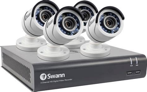<strong>SWANN</strong> Enforcer SWDVK-446802MQB-EU 4-channel Full HD 1080p DVR <strong>Security System</strong> - 1 TB, 2 Cameras. . Swann security systems